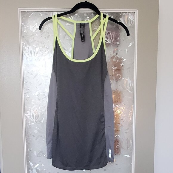 RBX Active womens strappy racer back tank top with mesh - Picture 1 of 5